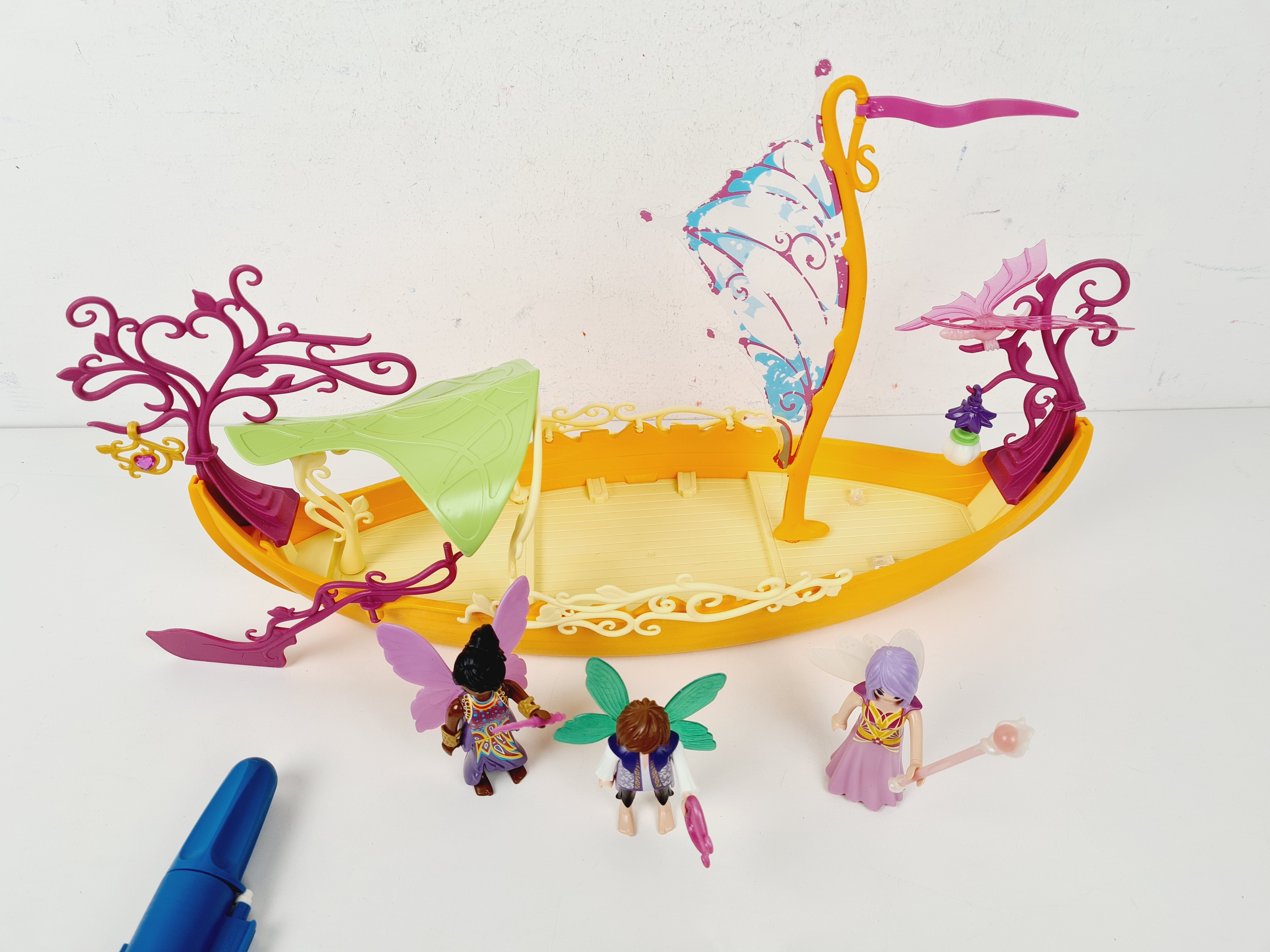 Playmobil 9133 Bateau des fées enchanté Fairies - Bon état - Photo 2